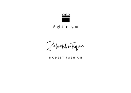 Zahrahboutique Gift Card