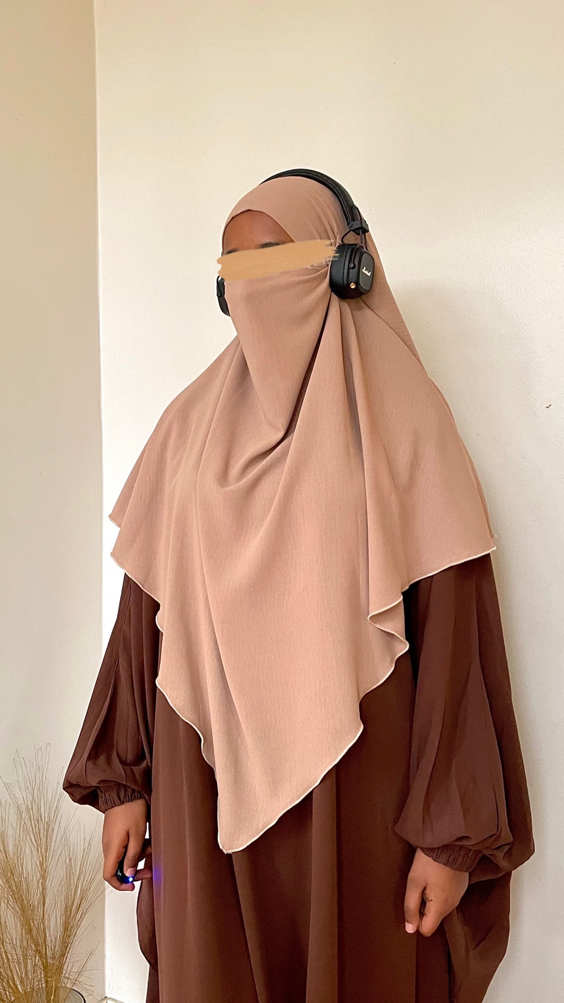 Nyra khimar (Khaki)