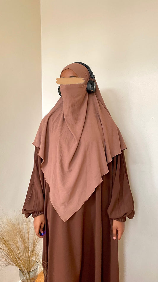 Nyra khimar (Coffee)